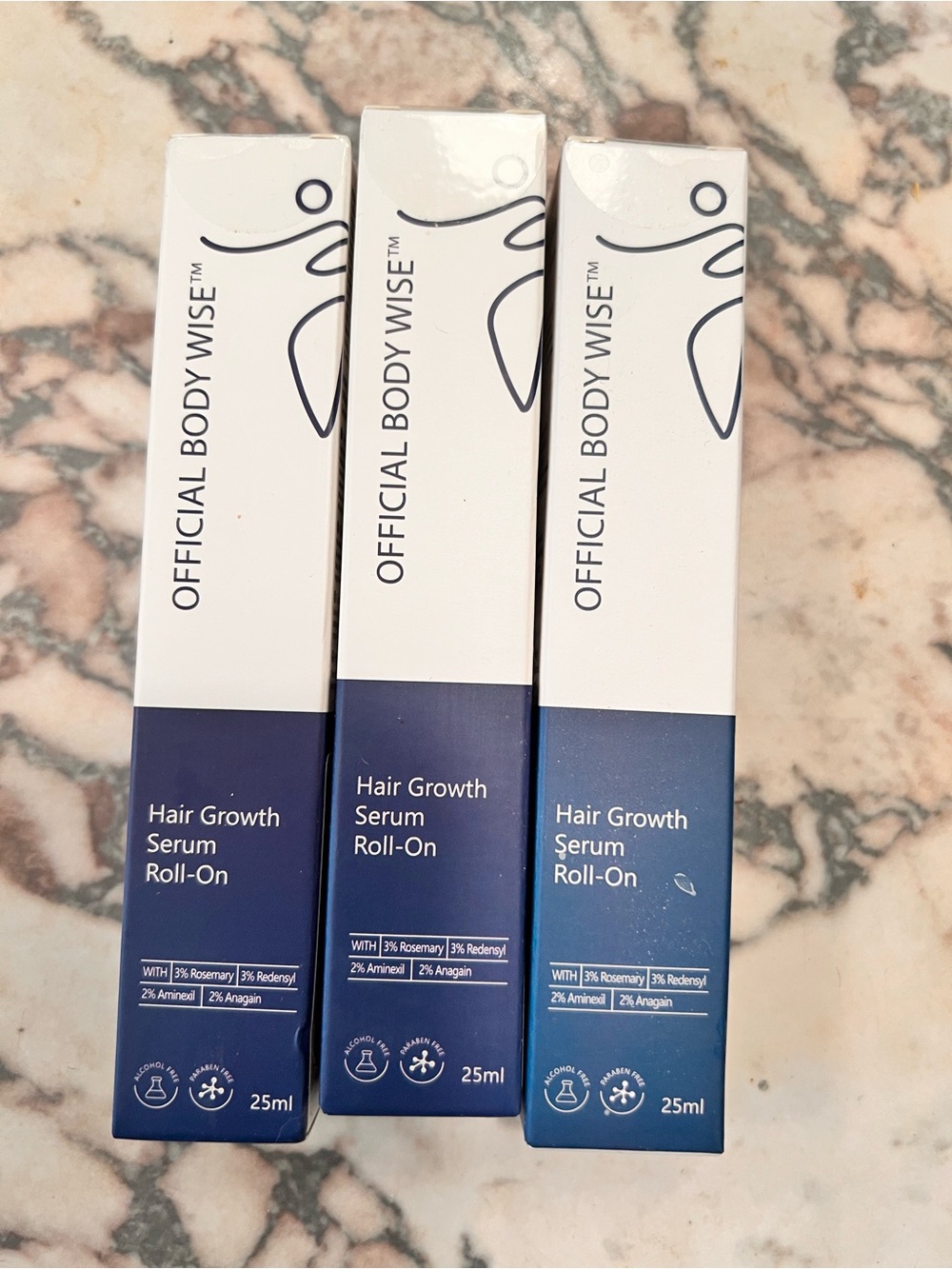 Hair Growth Serum Roll-On in Blue - 25ml